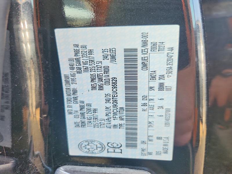 63991876 :رقم المزاد ، 1FMCU9G97EUC95829 vin ، 2014 Ford Escape مزاد بيع