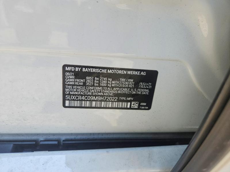 Продаж на аукціоні авто 2021 Bmw X5, vin: 5UXCR4C09M9H72022, номер лоту: 64967456