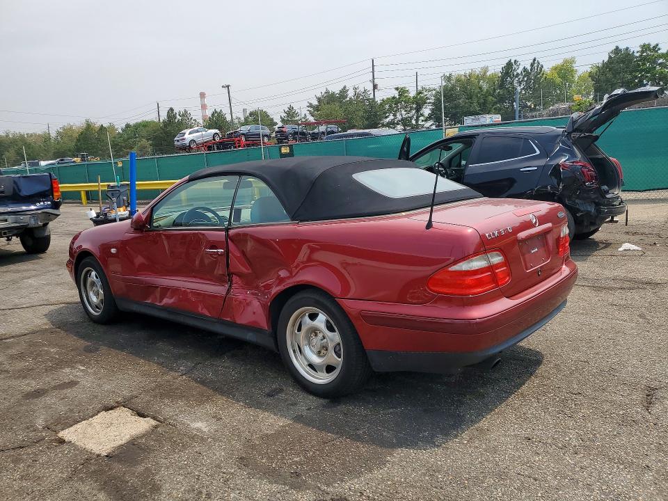1999 Mercedes-benz Clk მანქანა იყიდება აუქციონზე, vin: WDBLK65G0XT003133, აუქციონის ნომერი: 63864486