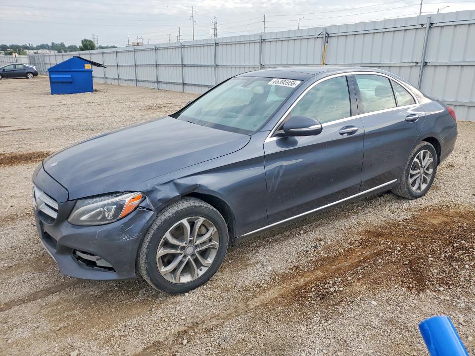 2015 Mercedes-benz C მანქანა იყიდება აუქციონზე, vin: 55SWF4KB8FU061345, აუქციონის ნომერი: 65395956