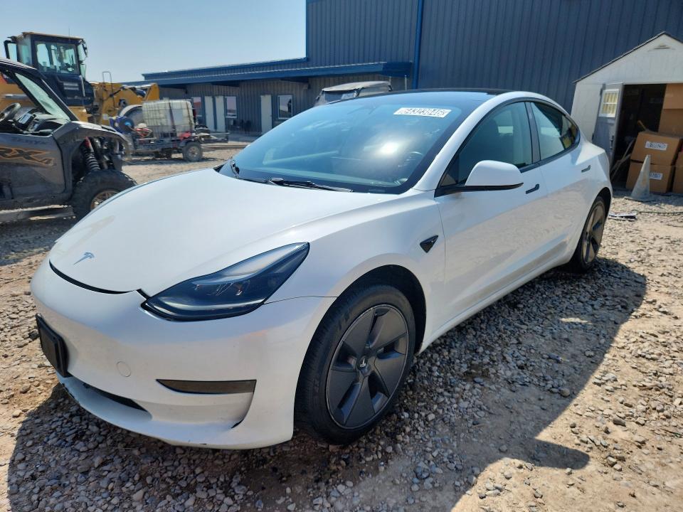 2023 Tesla Model 3 მანქანა იყიდება აუქციონზე, vin: 5YJ3E1EA3PF456687, აუქციონის ნომერი: 64323846