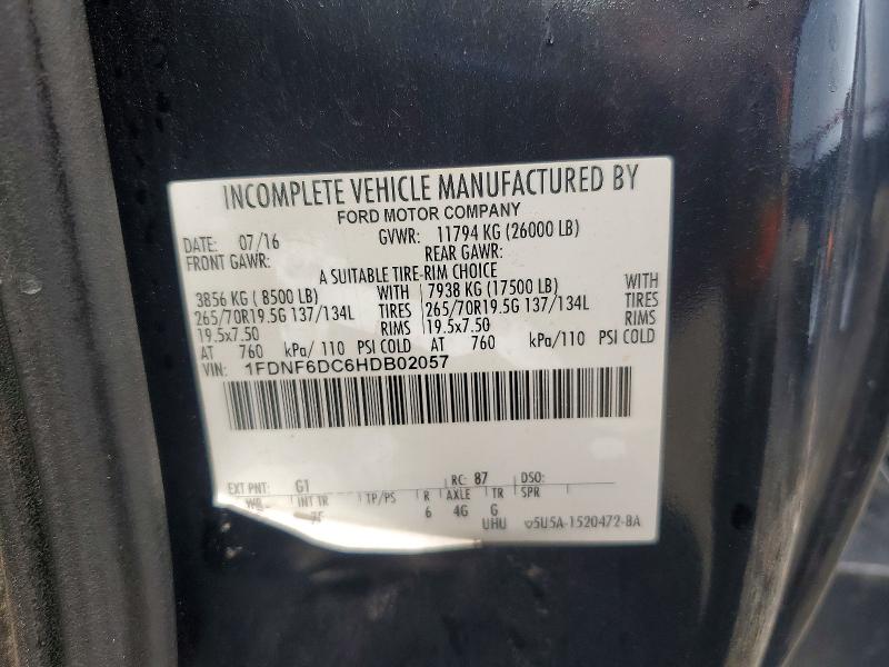 Aukcja sprzedaży 2017 Ford F650, vin: 1FDNF6DC6HDB02057, numer aukcji: 66547246