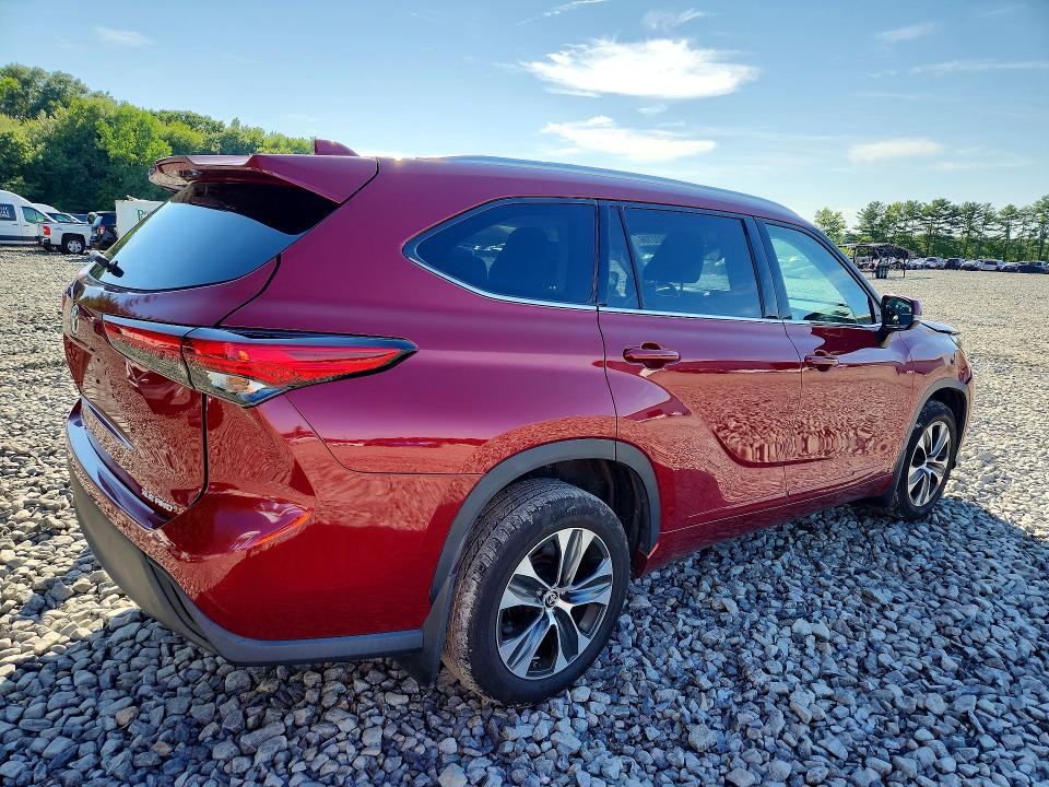 Aukcja sprzedaży 2021 Toyota Highlander, vin: 5TDGZRBH6MS534439, numer aukcji: 63922106