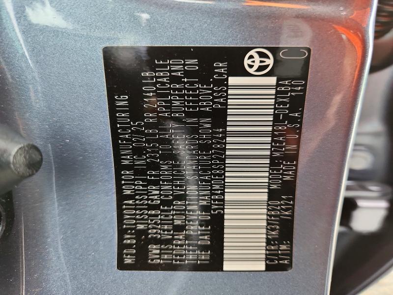 Aukcja sprzedaży 2025 Toyota Corolla, vin: 5YFB4MDE8SP278244, numer aukcji: 64263826