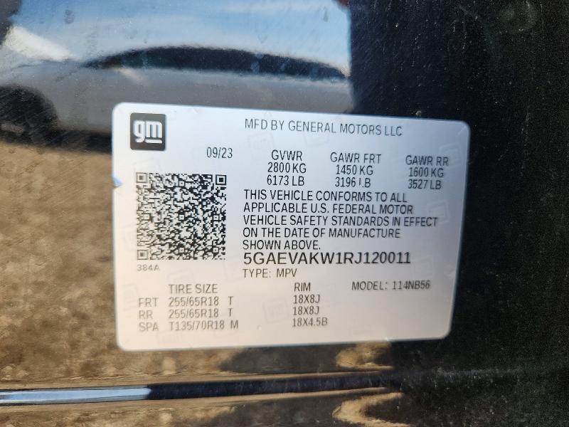 Aukcja sprzedaży 2024 Buick Enclave, vin: 5GAEVAKW1RJ120011, numer aukcji: 65366586