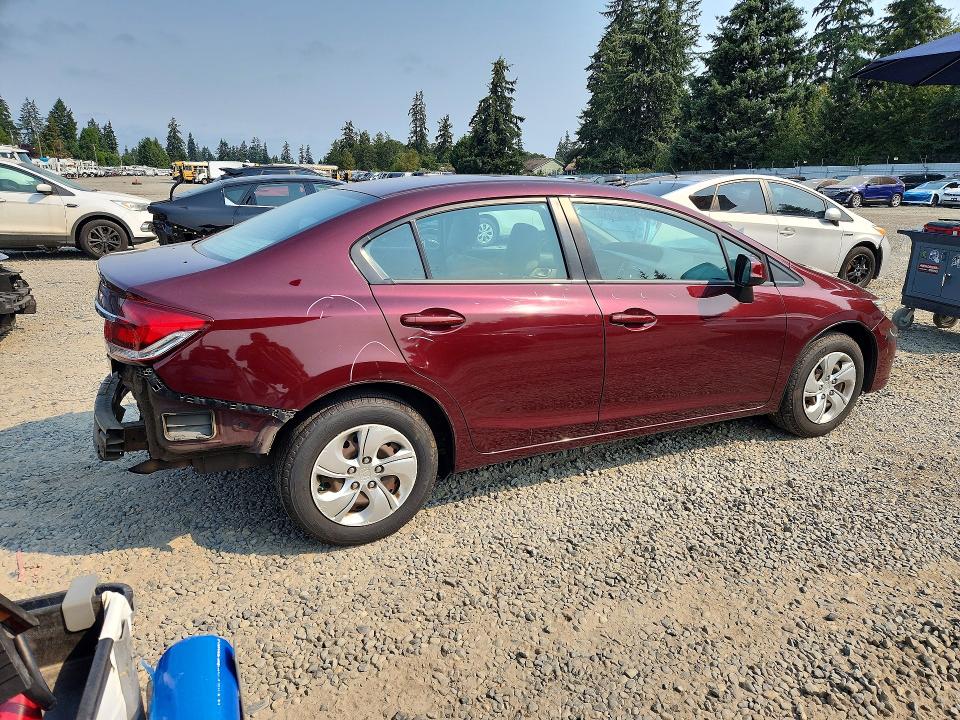 Продаж на аукціоні авто 2013 Honda Civic, vin: 19XFB2F59DE277990, номер лоту: 64660816