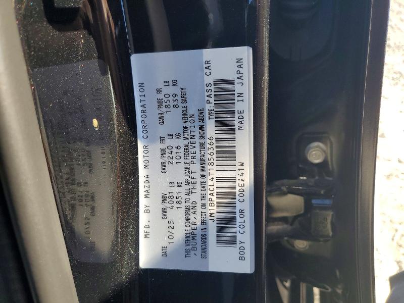 Aukcja sprzedaży 2026 Mazda 3, vin: JM1BPACL4T1856366, numer aukcji: 65327916