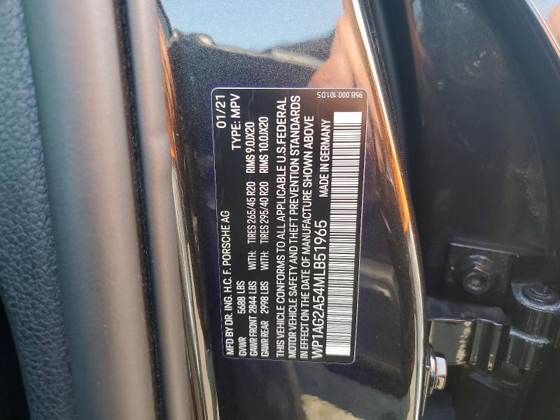 Продаж на аукціоні авто 2021 Porsche Macan, vin: WP1AG2A54MLB51965, номер лоту: 61678006