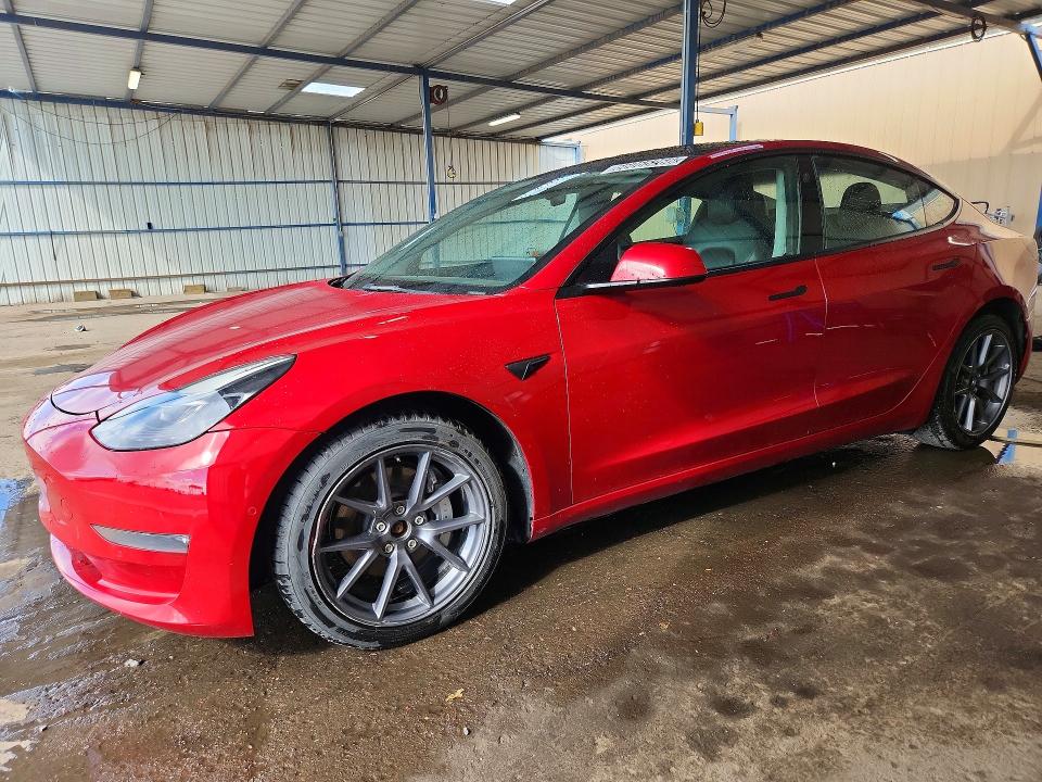 66065266 :رقم المزاد ، 5YJ3E1EB3NF190979 vin ، 2022 Tesla Model 3 مزاد بيع