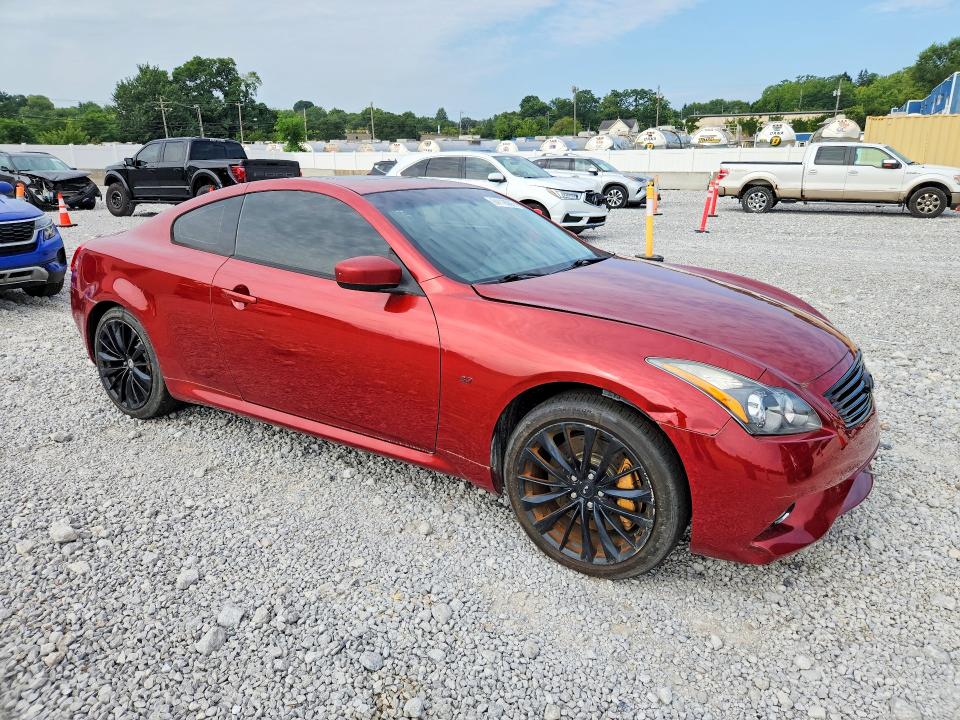 64116086 :رقم المزاد ، JN1CV6EL1EM130098 vin ، 2014 Infiniti Q60 Coupe مزاد بيع