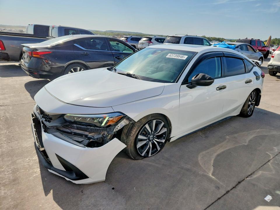 63739846 :رقم المزاد ، 19XFL1H76NE008952 vin ، 2022 Honda Civic مزاد بيع