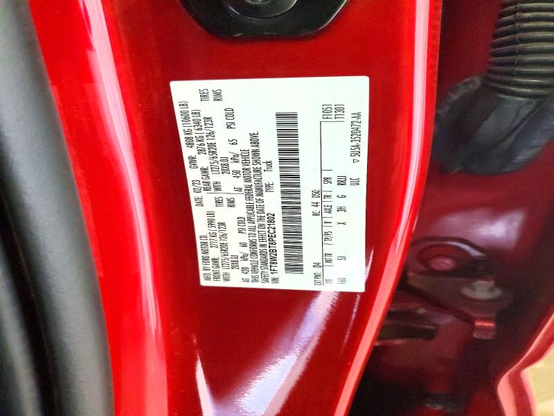 66907906 :رقم المزاد ، 1FT8W2BT8PEC21802 vin ، 2023 Ford F250 مزاد بيع