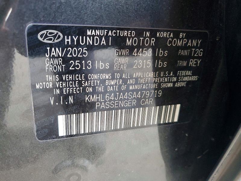 Aukcja sprzedaży 2025 Hyundai Sonata, vin: KMHL64JA4SA479719, numer aukcji: 66618056
