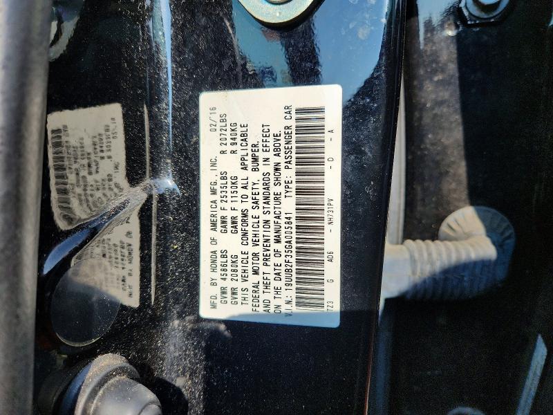 Продаж на аукціоні авто 2016 Acura Tlx, vin: 19UUB2F35GA005841, номер лоту: 63891956