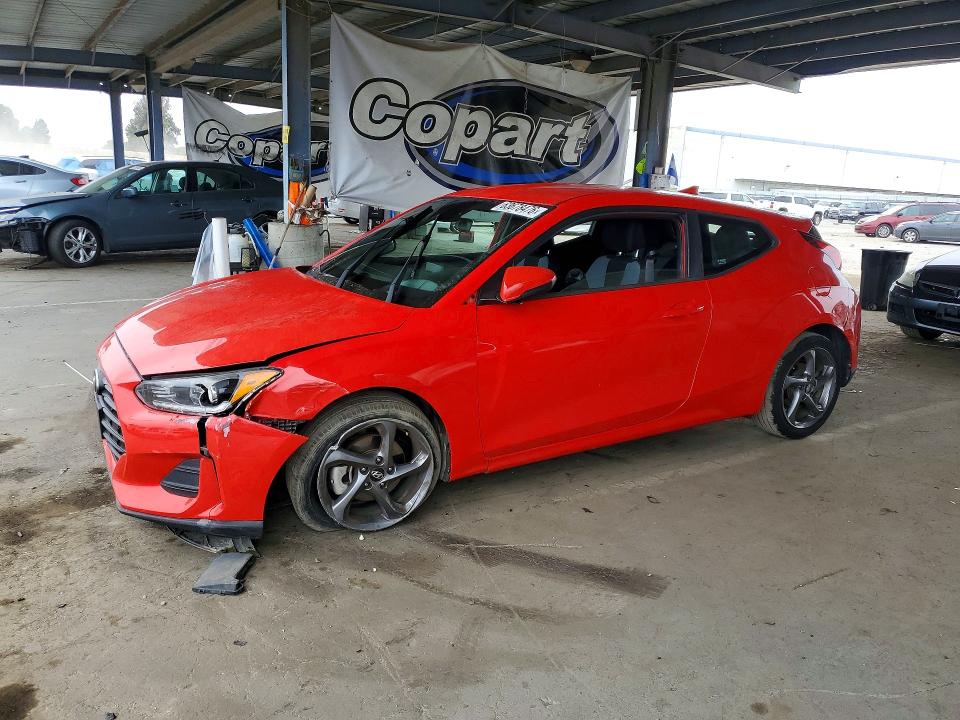 2019 Hyundai Veloster მანქანა იყიდება აუქციონზე, vin: KMHTG6AF1KU018478, აუქციონის ნომერი: 63678476