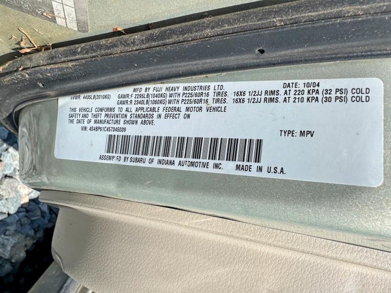 Продажа на аукционе авто 2005 Subaru Legacy, vin: 4S4BP61C457345039, номер лота: 64119116