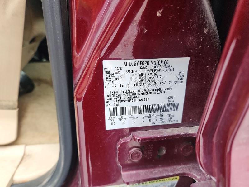 Продаж на аукціоні авто 2008 Ford F250, vin: 1FTSW21R58EB20620, номер лоту: 65395376