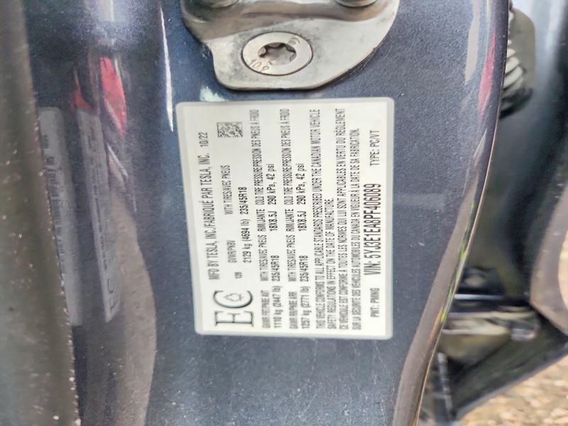 Aukcja sprzedaży 2023 Tesla Model 3, vin: 5YJ3E1EA8PF406089, numer aukcji: 61752256