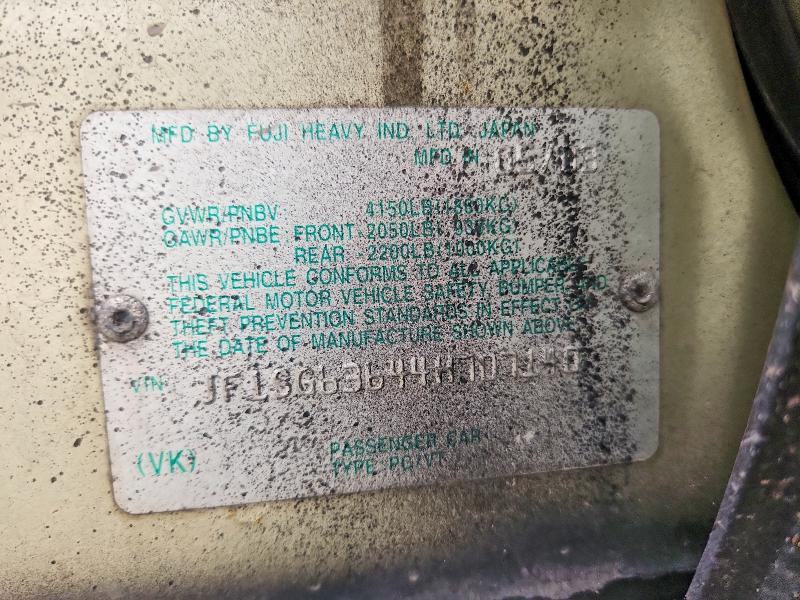 Продажа на аукционе авто 2004 Subaru Forester, vin: JF1SG63644H707140, номер лота: 65202106