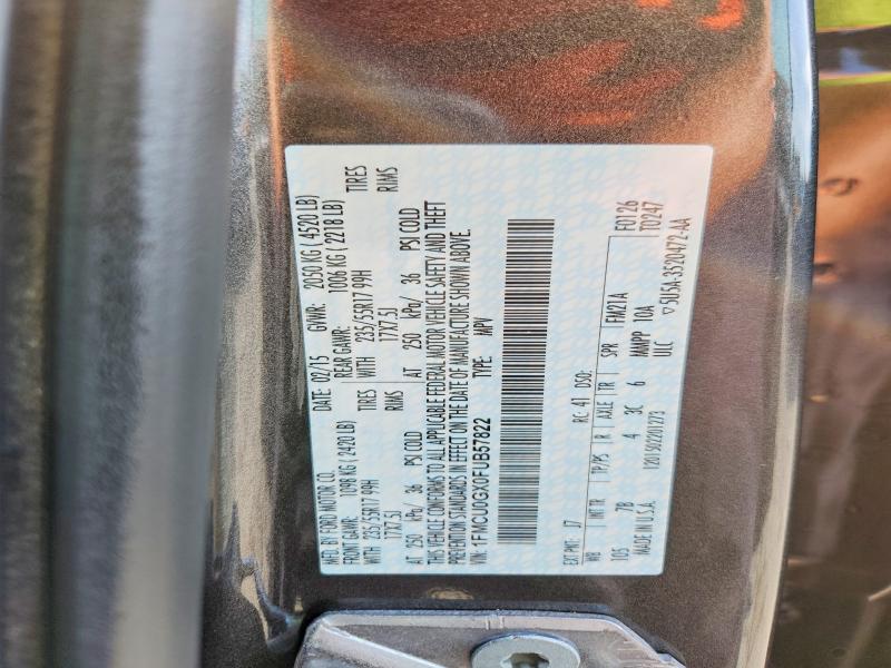 Aukcja sprzedaży 2015 Ford Escape, vin: 1FMCU0GX0FUB57822, numer aukcji: 65858426
