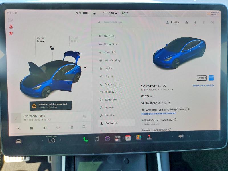 Продажа на аукционе авто 2019 Tesla Model 3, vin: 5YJ3E1EA5KF419715, номер лота: 66082446