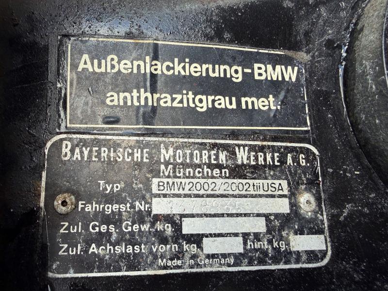 Aukcja sprzedaży 1976 Bmw 2002, vin: 2378935, numer aukcji: 67477206
