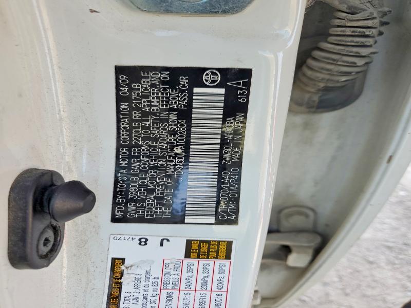 Aukcja sprzedaży 2010 Toyota Prius, vin: JTDKN3DU9A1002804, numer aukcji: 66097736