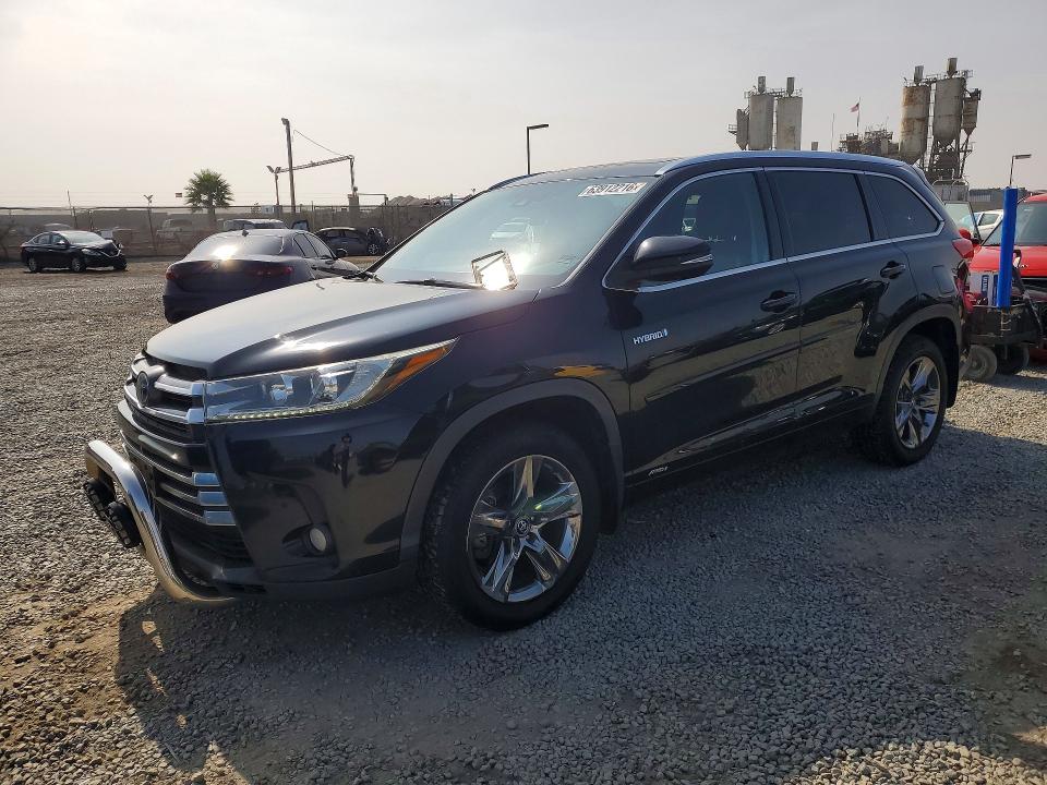 63912216 :رقم المزاد ، 5TDDGRFH4JS046072 vin ، 2018 Toyota Highlander Hybrid مزاد بيع