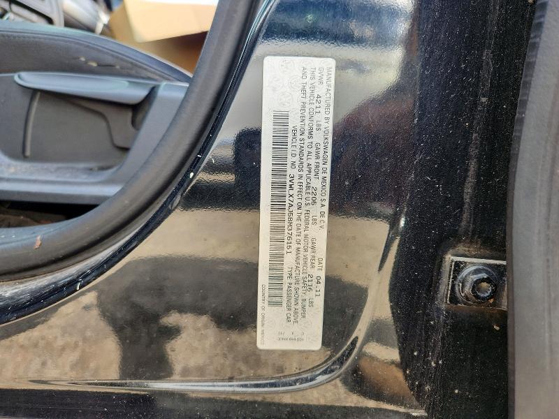 Aukcja sprzedaży 2011 Volkswagen Jetta, vin: 3VWLX7AJ5BM376151, numer aukcji: 63997646