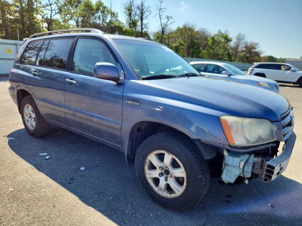2002 Toyota Highlander მანქანა იყიდება აუქციონზე, vin: JTEHF21A420086139, აუქციონის ნომერი: 64060036