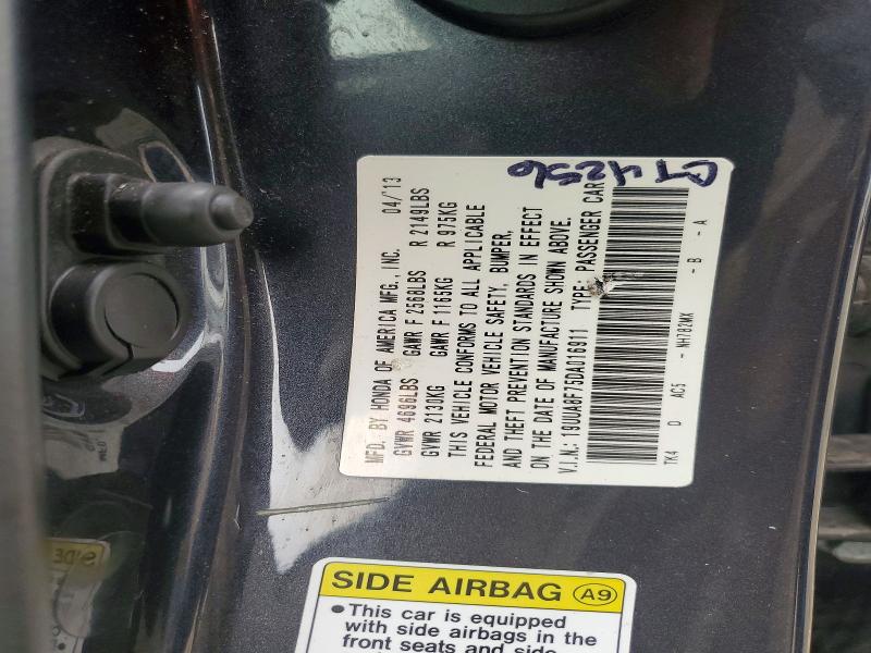 Продаж на аукціоні авто 2013 Acura Tl, vin: 19UU8F75DA016911, номер лоту: 63610976
