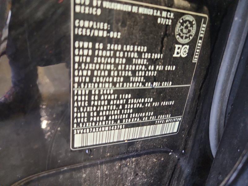 Продаж на аукціоні авто 2022 Volkswagen Tiguan, vin: 3VV4B7AX4NM143751, номер лоту: 66334026