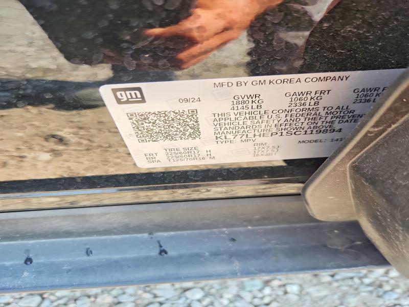 Продажа на аукционе авто 2025 Chevrolet Trax, vin: KL77LHEP1SC119894, номер лота: 64319186