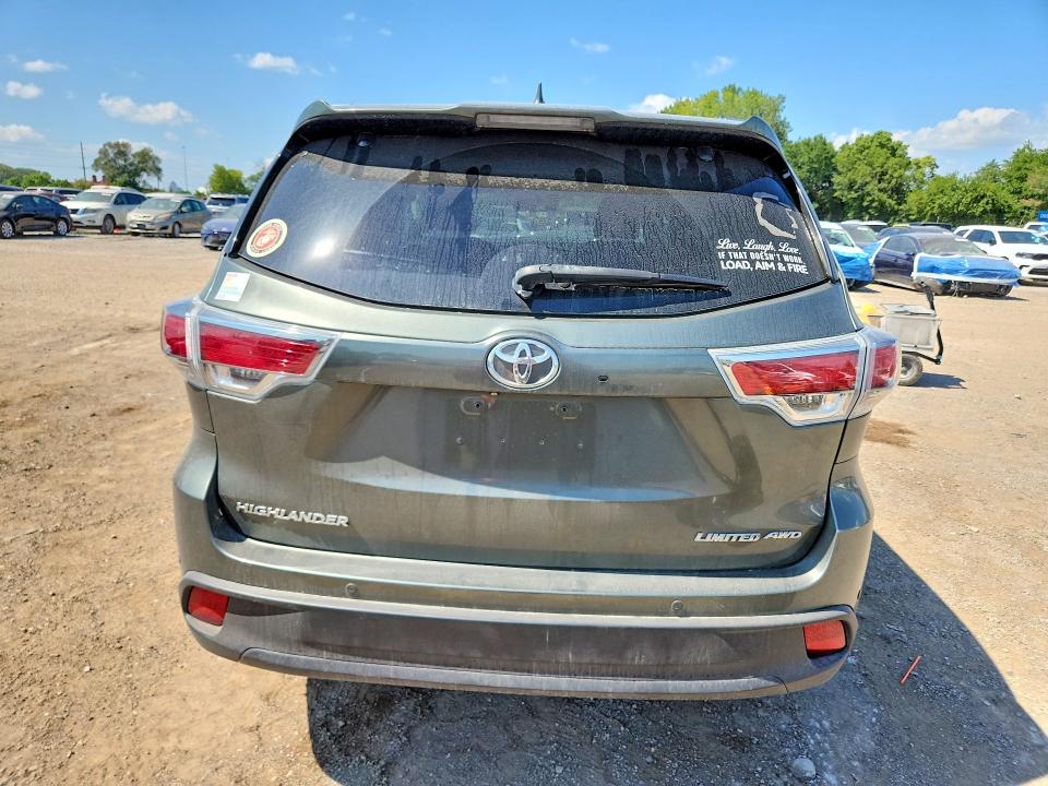 Продаж на аукціоні авто 2015 Toyota Highlander, vin: 5TDDKRFH5FS129743, номер лоту: 66621626