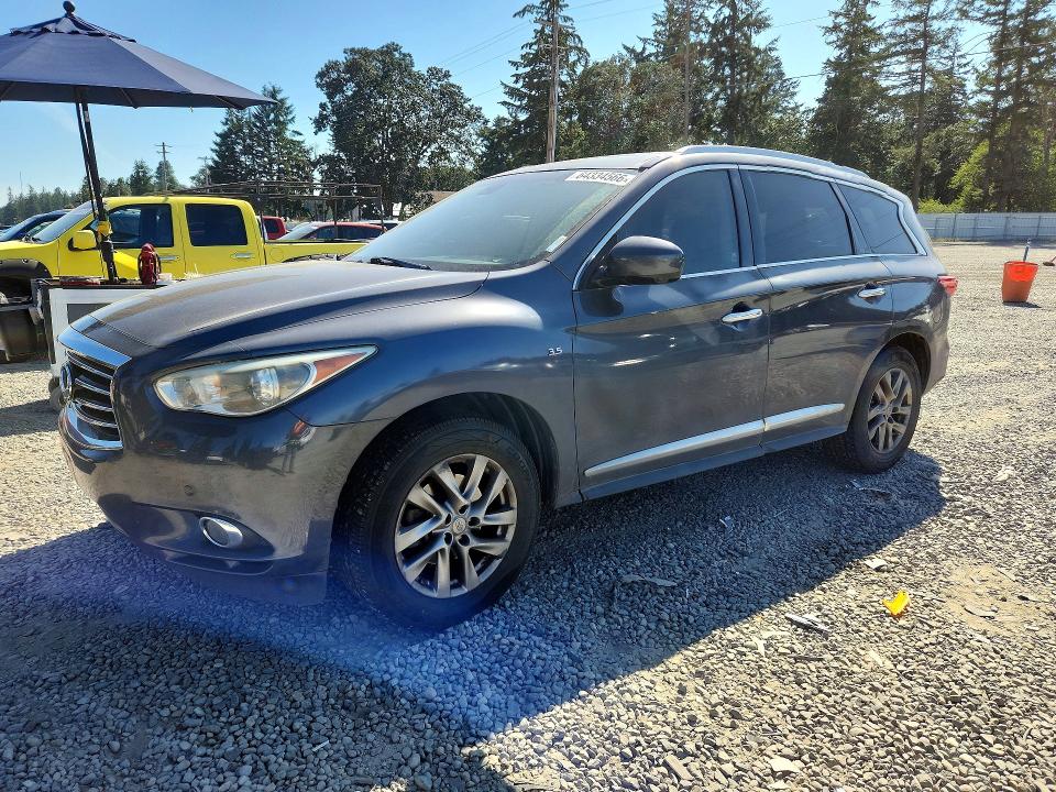Auction sale of the 2014 Infiniti Qx60, vin: 5N1AL0MNXEC555377, lot number: 64334566