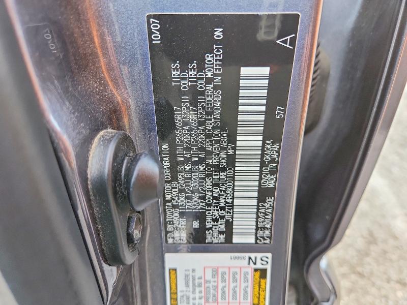 Продаж на аукціоні авто 2008 Toyota 4runner, vin: JTEZT14R68K001100, номер лоту: 64758066