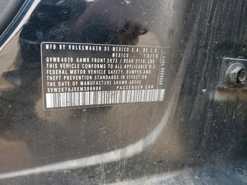 Aukcja sprzedaży 2014 Volkswagen Jetta, vin: 3VW2K7AJ5EM386886, numer aukcji: 64329326