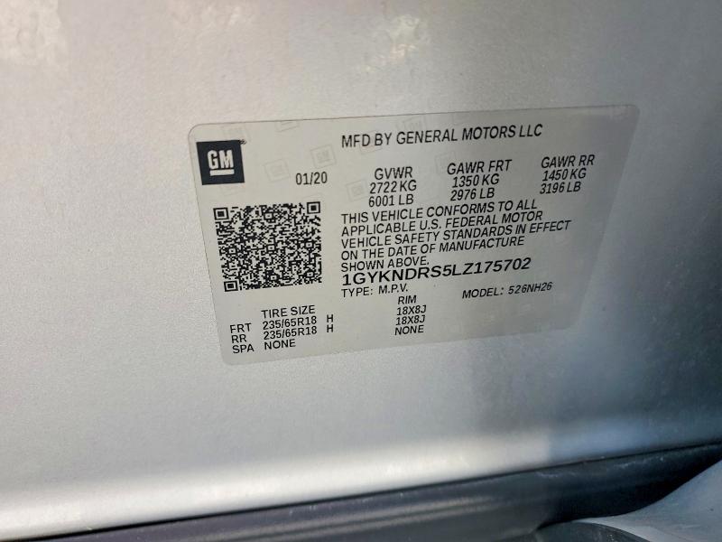 Продаж на аукціоні авто 2020 Cadillac Xt5, vin: 1GYKNDRS5LZ175702, номер лоту: 66519856