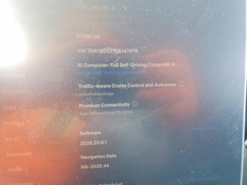 Aukcja sprzedaży 2023 Tesla Model Y, vin: 7SAYGDEE1PA147479, numer aukcji: 64650246