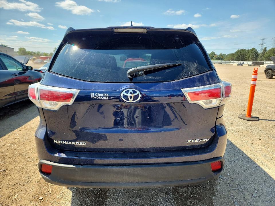 Aukcja sprzedaży 2014 Toyota Highlander, vin: 5TDJKRFH5ES012696, numer aukcji: 66224136