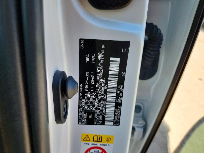 Aukcja sprzedaży 2018 Lexus Nx 300, vin: JTJYARBZ3J2110432, numer aukcji: 65406946