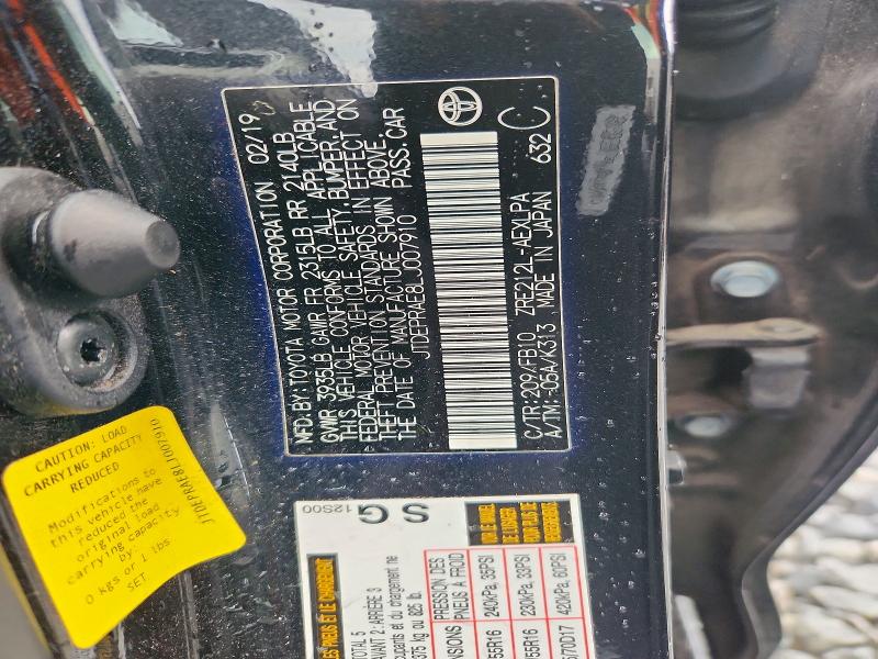 Aukcja sprzedaży 2020 Toyota Corolla, vin: JTDEPRAE8LJ007910, numer aukcji: 63527786