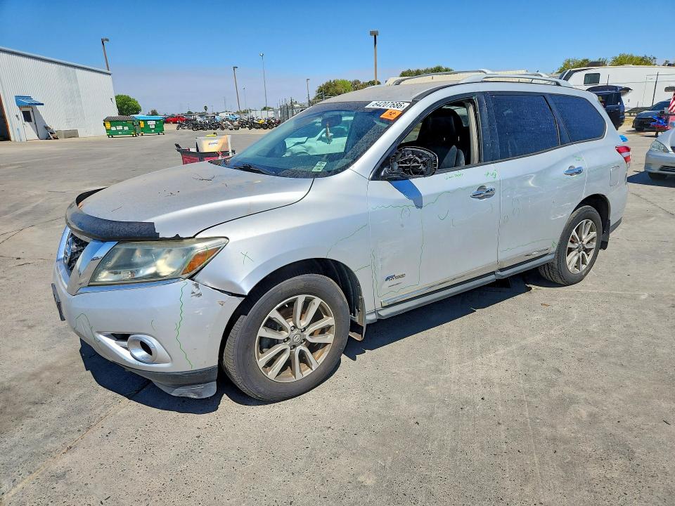 64207686 :رقم المزاد ، 5N1CR2MN2EC659266 vin ، 2014 Nissan Pathfinder Hybrid مزاد بيع