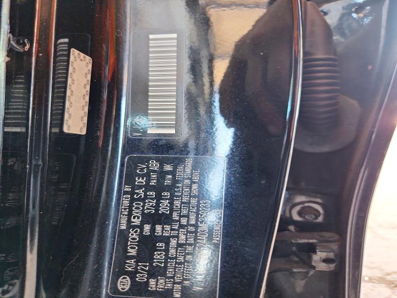 Aukcja sprzedaży 2021 Kia Forte, vin: 3KPF24AD3ME350233, numer aukcji: 66784496