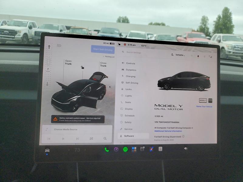 Продажа на аукционе авто 2026 Tesla Model Y, vin: 7SAYGAEE8TF648994, номер лота: 65308496