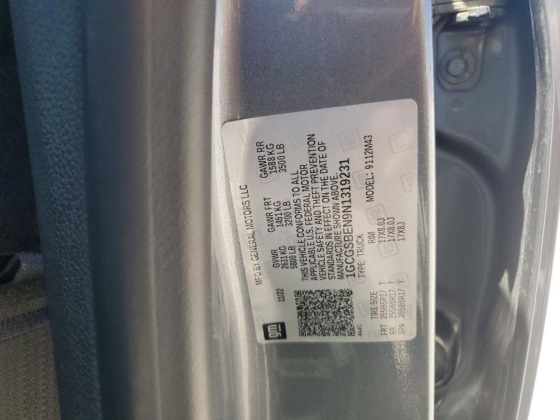 Продажа на аукционе авто 2022 Chevrolet Colorado, vin: 1GCGSBEN9N1319231, номер лота: 63429326