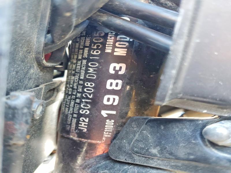 1983 Honda Vf1100 მანქანა იყიდება აუქციონზე, vin: JH2SC1208DM016505, აუქციონის ნომერი: 66204506