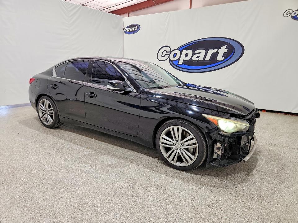 Продаж на аукціоні авто 2014 Infiniti Q50, vin: JN1BV7AP7EM684398, номер лоту: 65927046