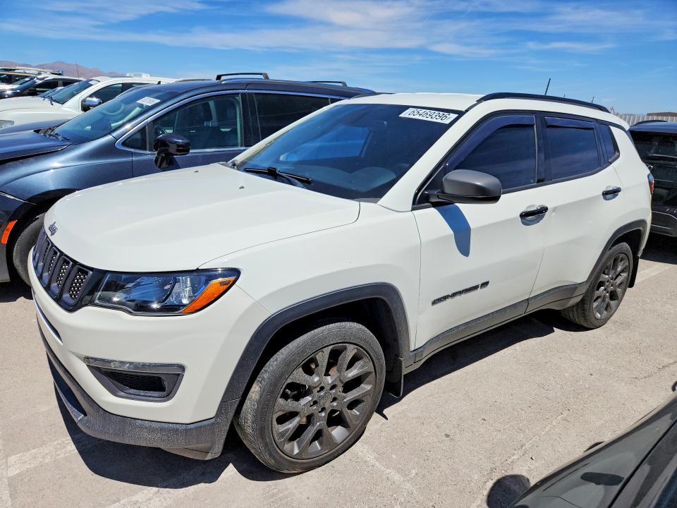 Aukcja sprzedaży 2021 Jeep Compass, vin: 3C4NJCEB3MT571554, numer aukcji: 65469396