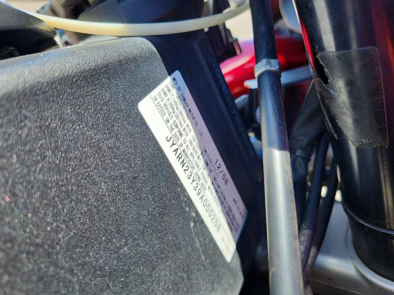Продаж на аукціоні авто 2009 Yamaha Yzfr1, vin: JYARN23Y39A000258, номер лоту: 65389826